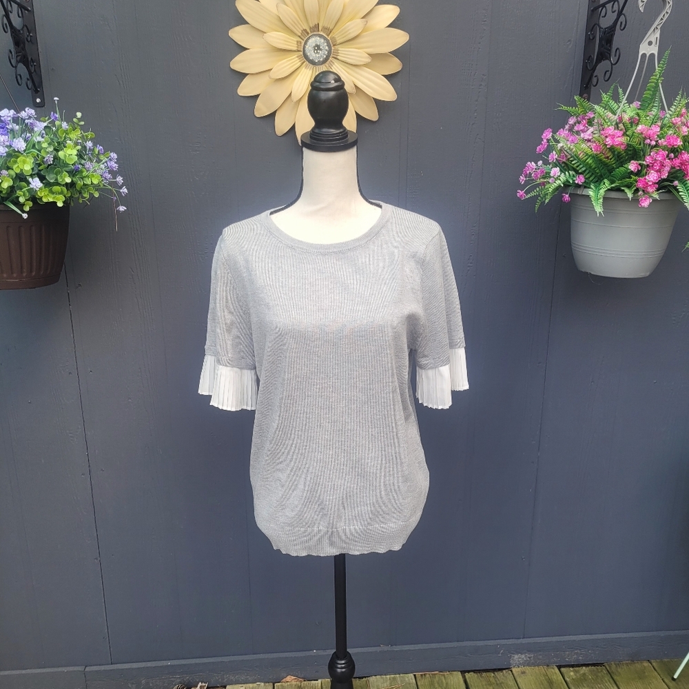 Vila milano gray sweater